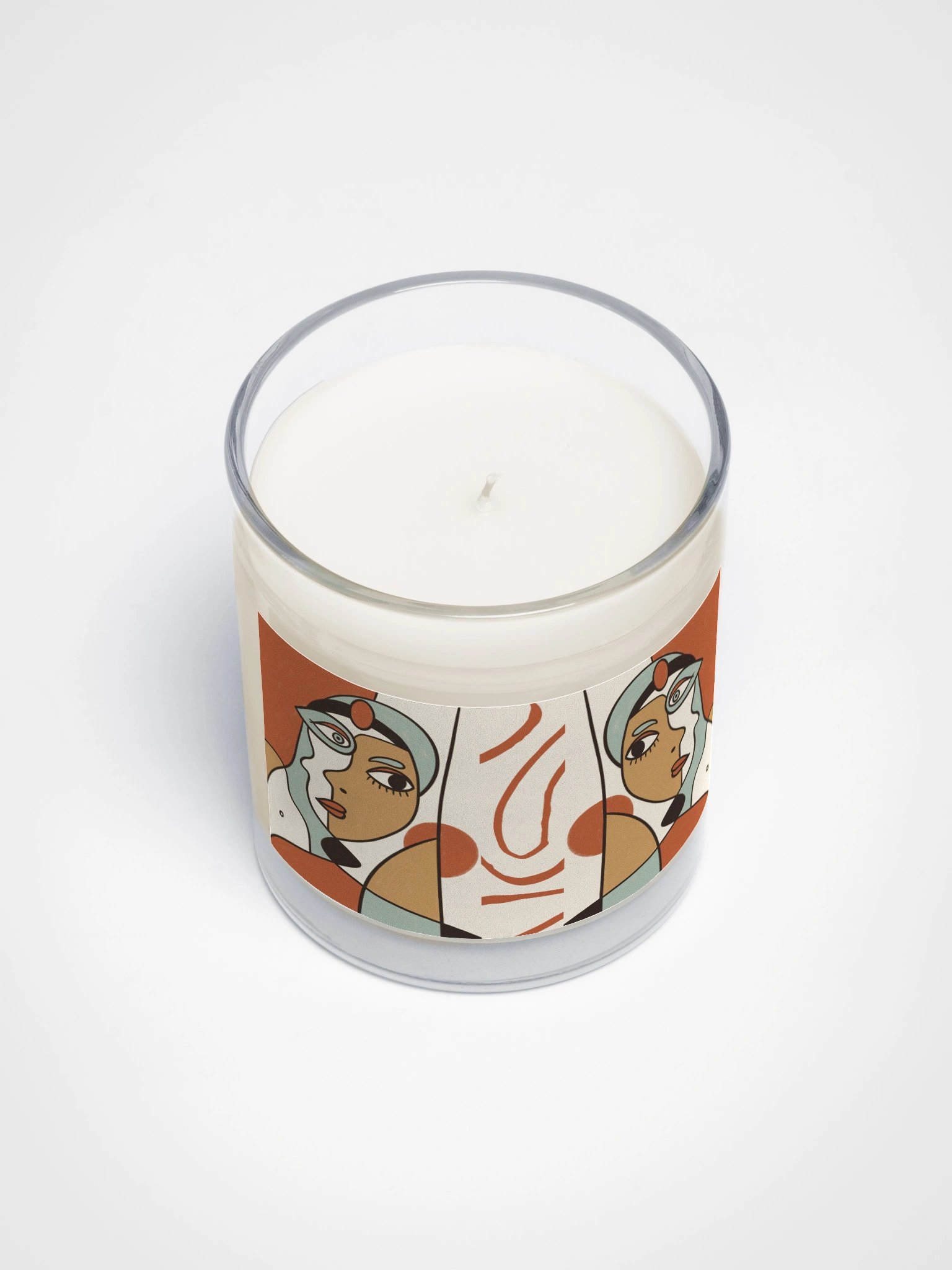 Symmetrical Faces Soy Wax Candle product image (3)