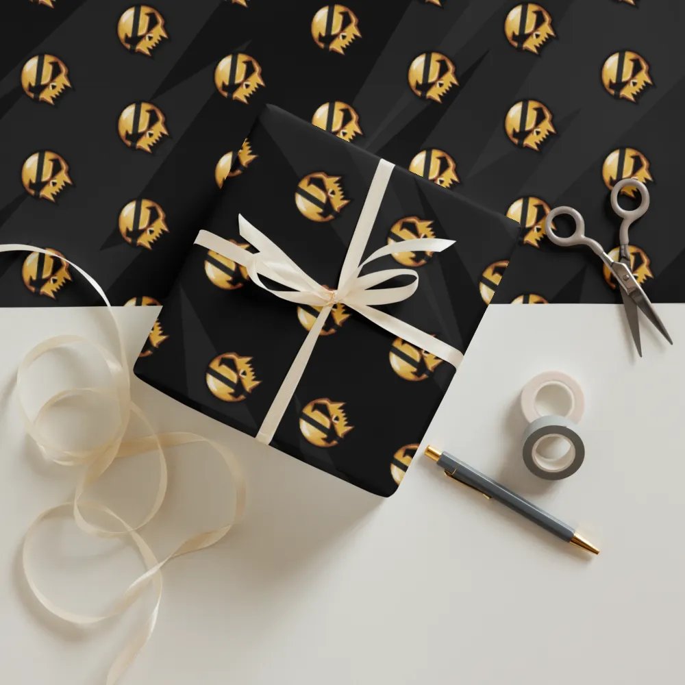 Skull Man Wrapping Paper product image (12)