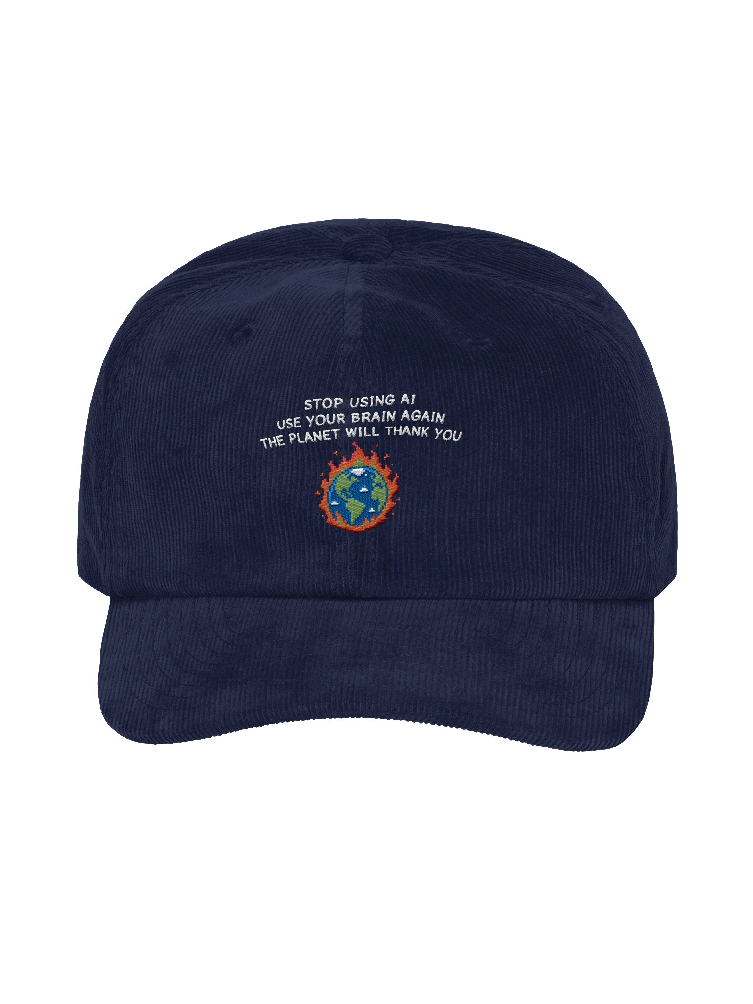 the planet will thank you | embroidered hat product image (1)