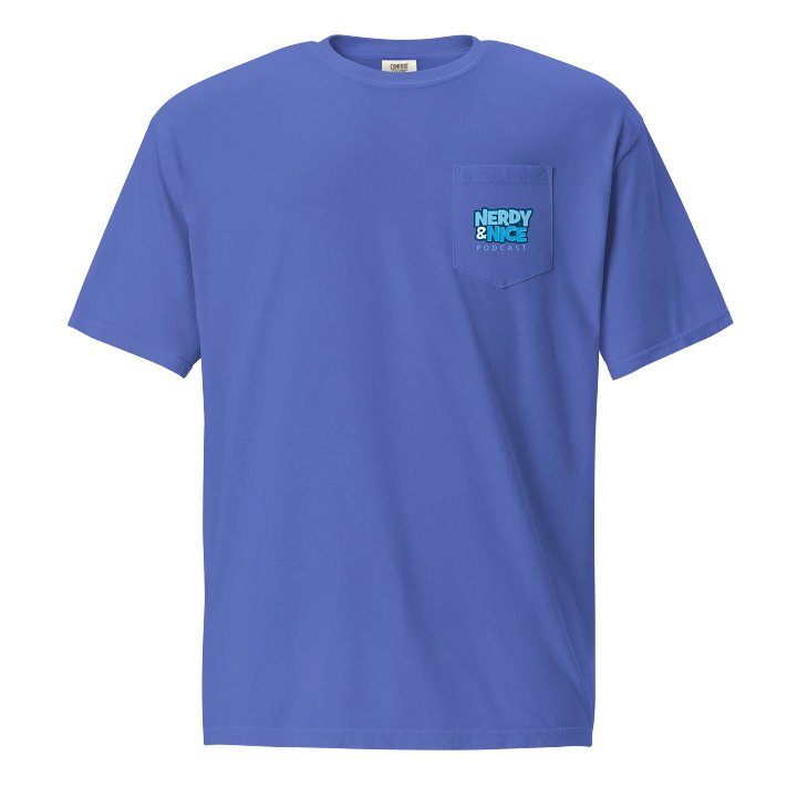 Nerdy & Nice Pocket Tee product image (1)