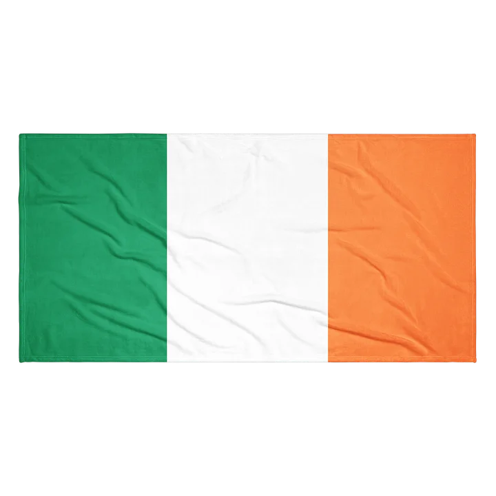 "Ireland" Tricolor Beach Towel product image (2)