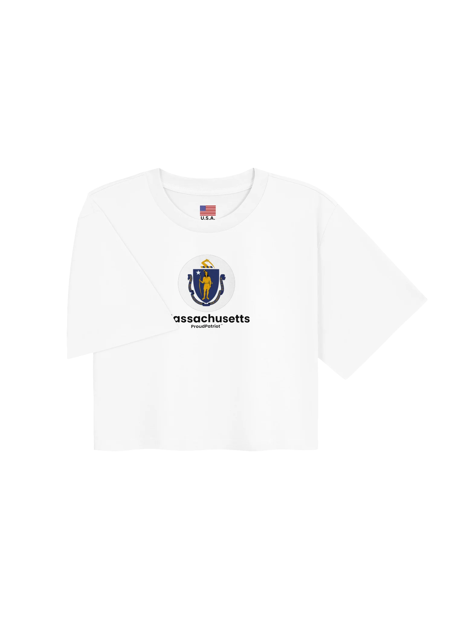 Massachusetts Women's Classic Crop Tee product image (7)