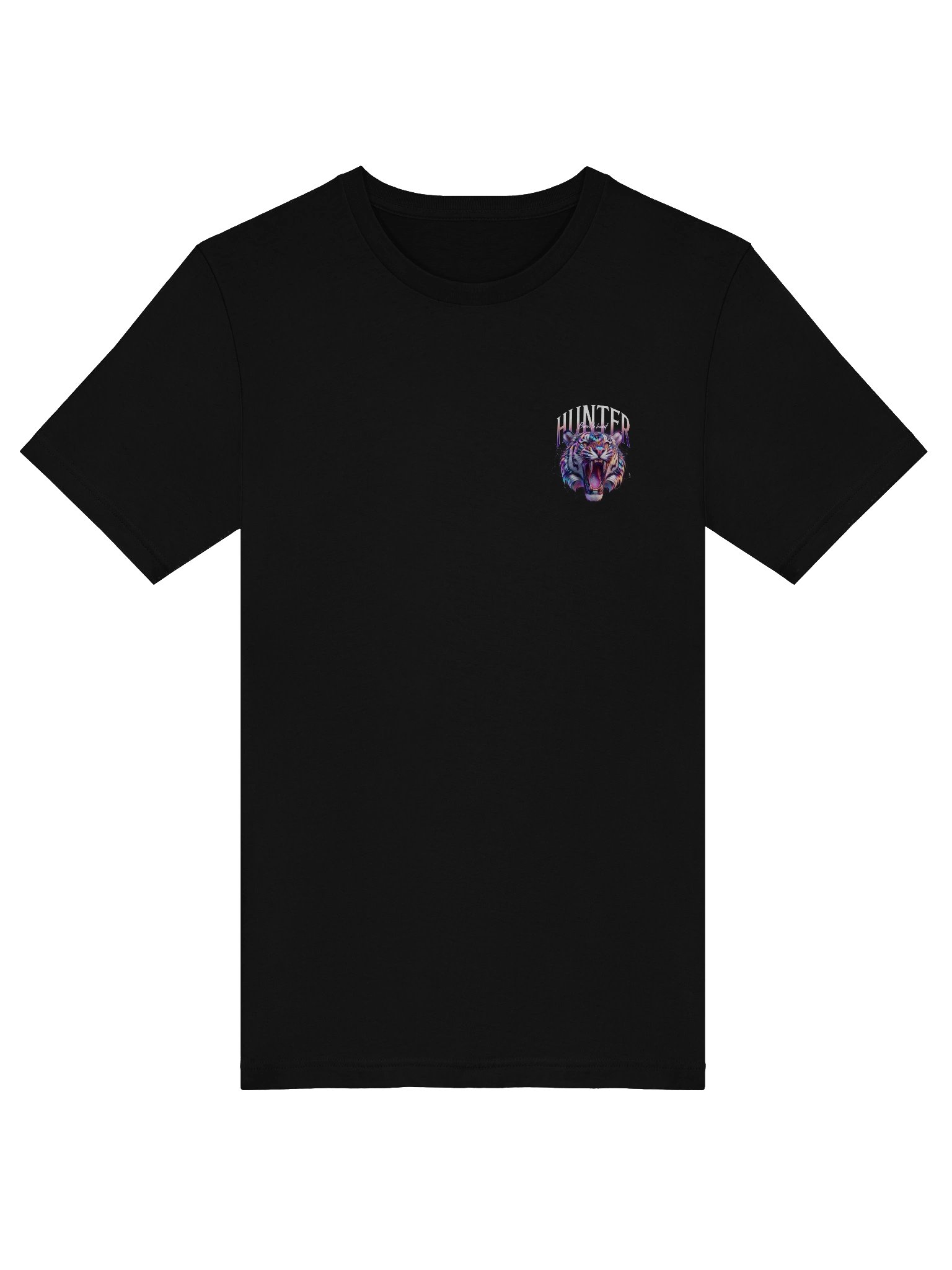 Unique Roaring Tiger Hunter T-Shirt for Everyday Wear product image (5)