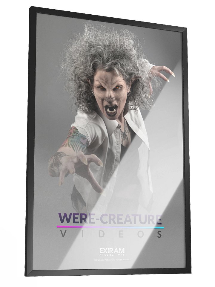 Were-Creature Videos - Framed Poster product image (2)
