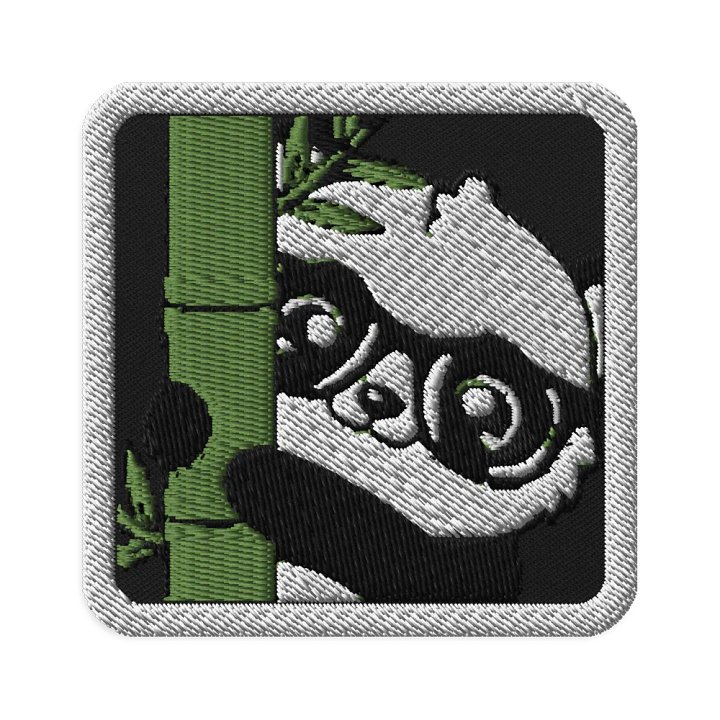 Peeking Panda Embroidered Patch product image (1)