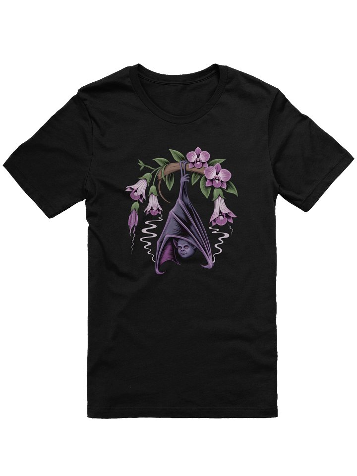 Orchid Bat Stylized Graphic T-Shirt product image (1)