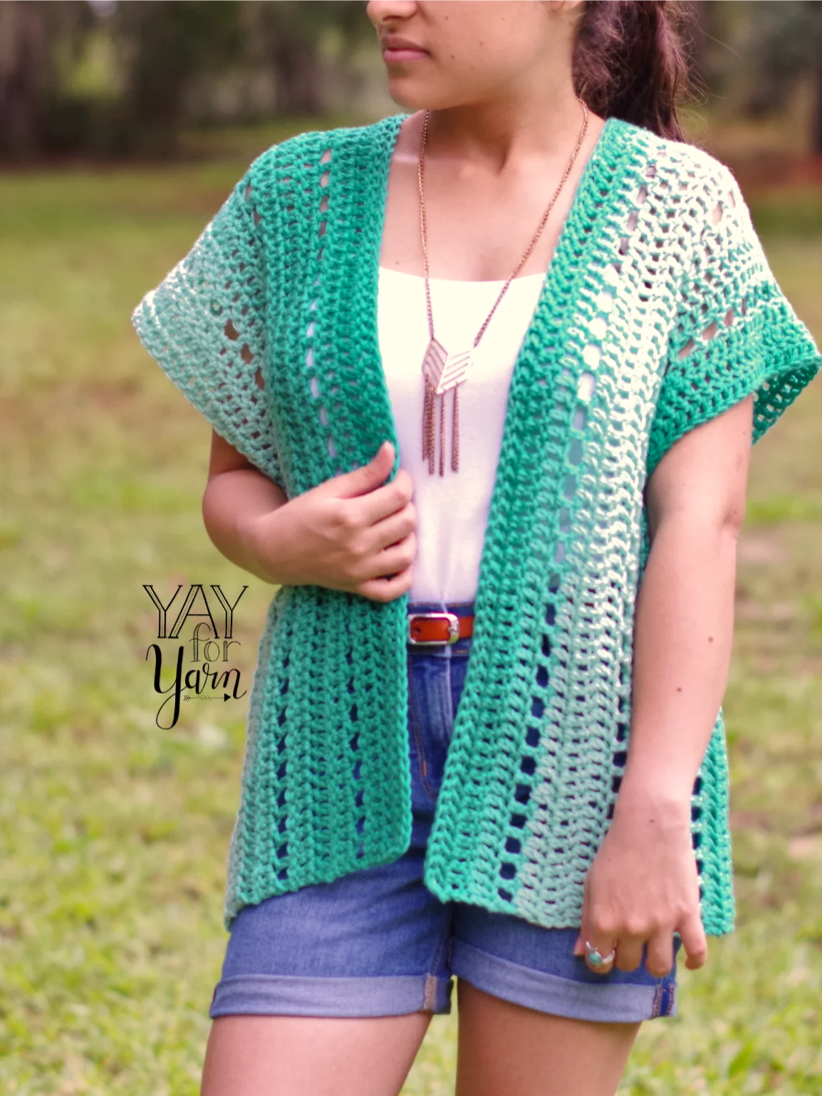 Seafoam Cardigan - PDF Crochet Pattern & Video Tutorial product image (2)
