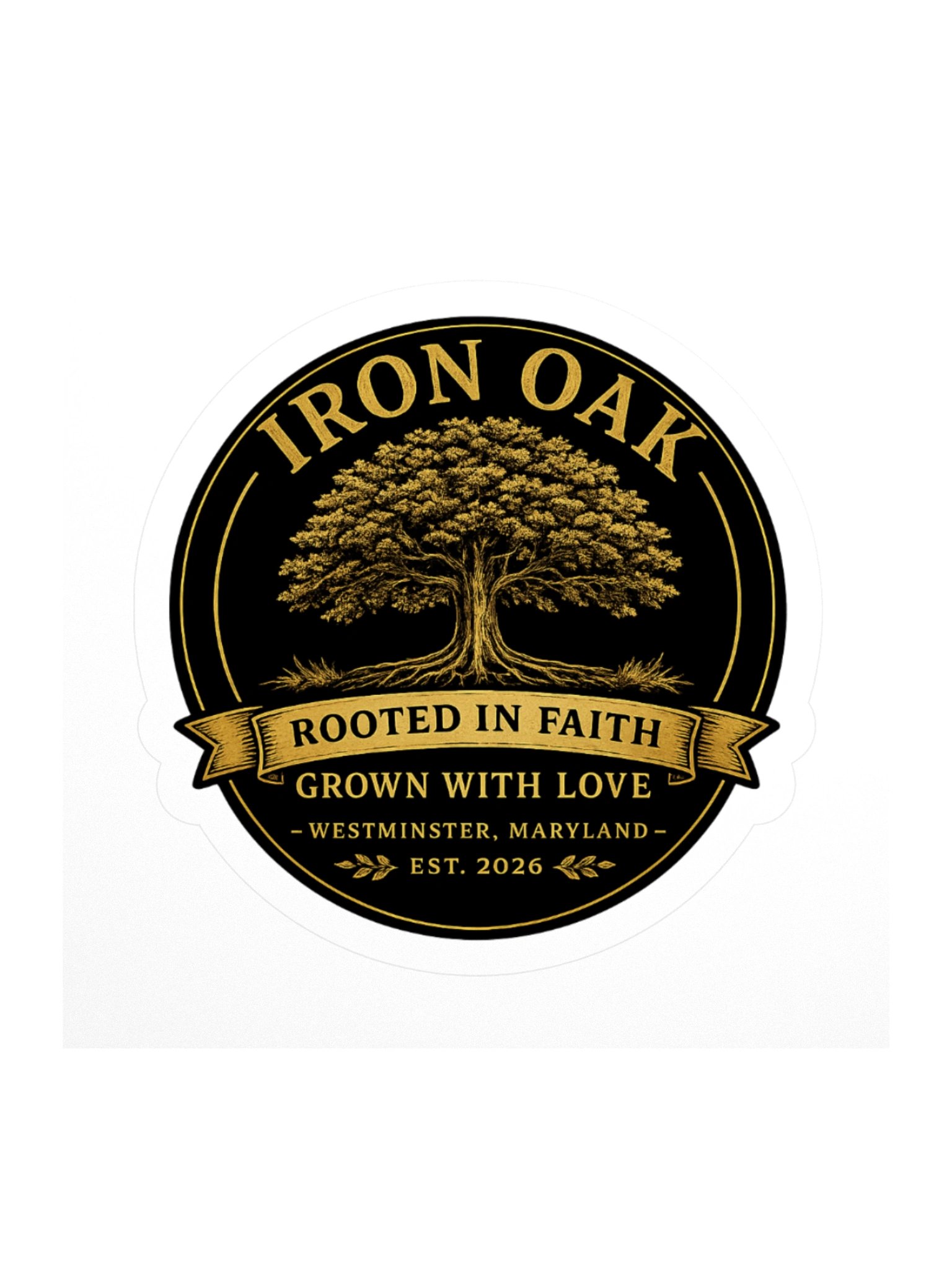 Rooted in Faith Sticker product image (1)