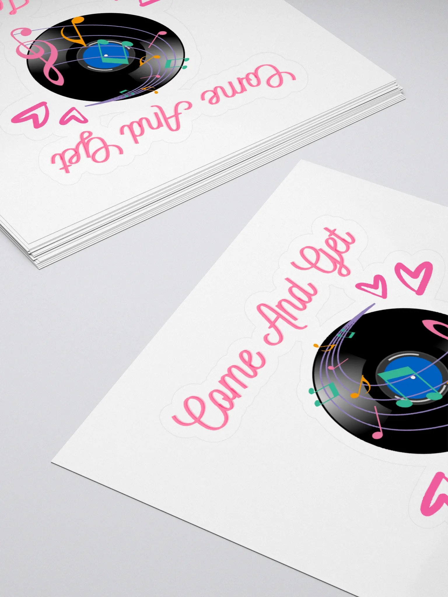 Come And Get Some Love - Funny Musical Valentine's Day Sticker product image (4)