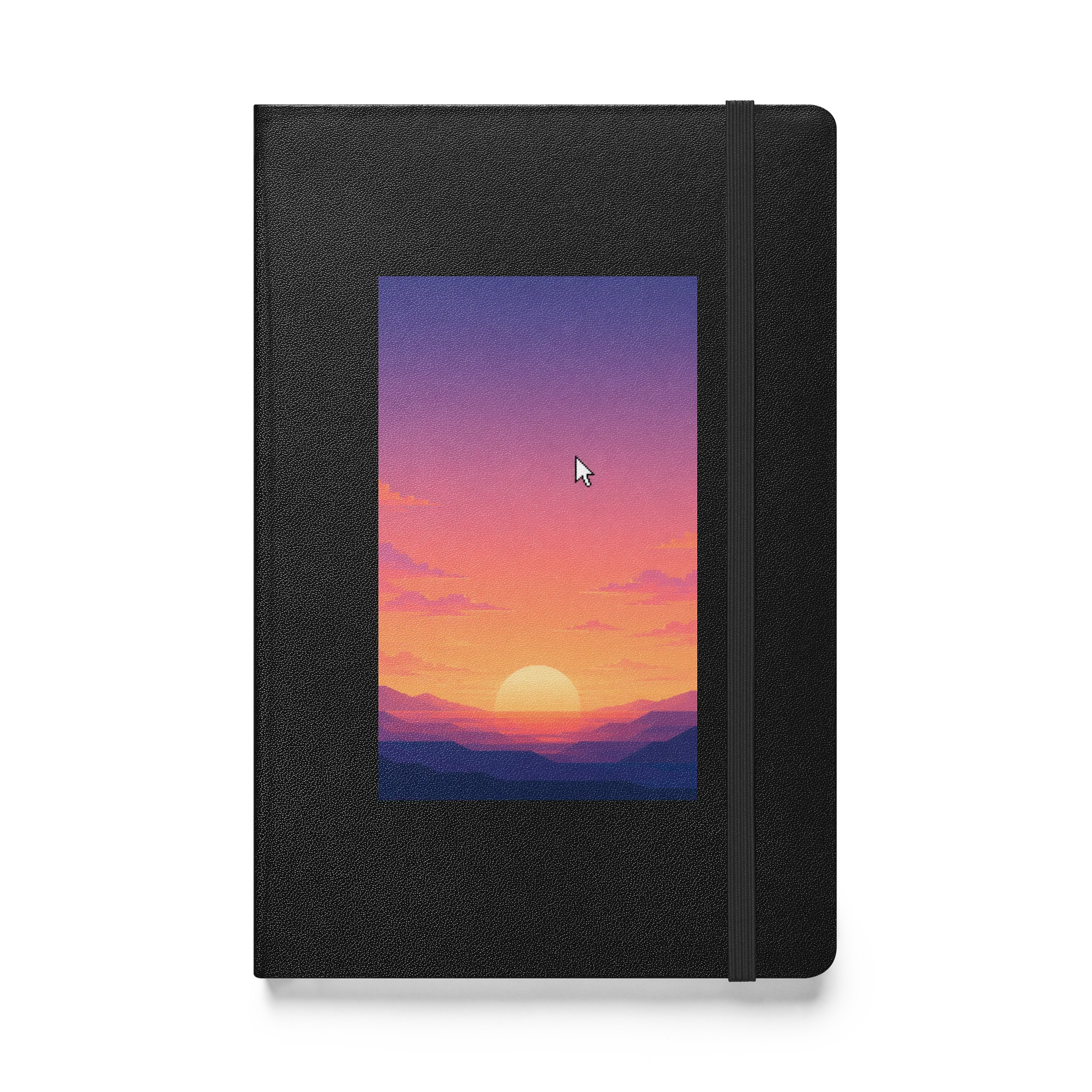 Cursor Sunset — Lined Hardcover Notebook product image (1)