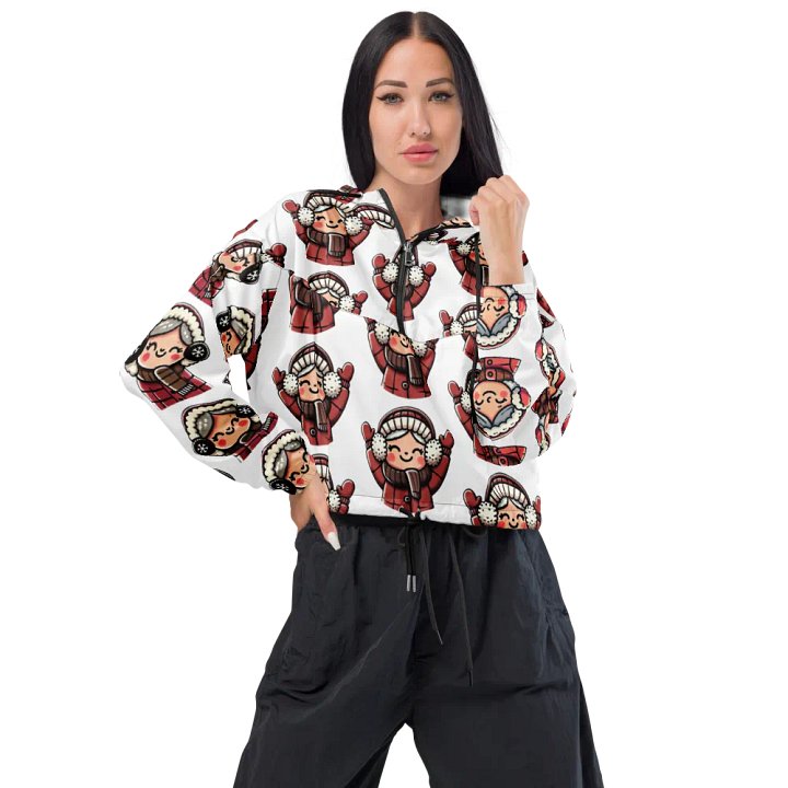 Joyful Winter Characters All-Over Print Windbreaker product image (1)