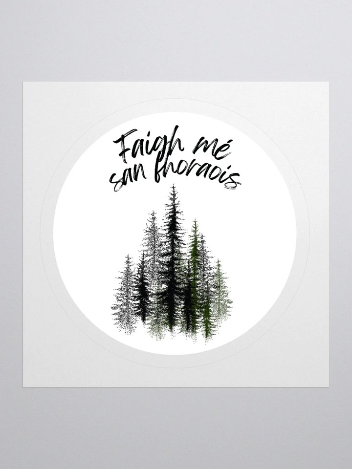 Faigh mé san fhorais (Find me in the forest) Sticker product image (3)