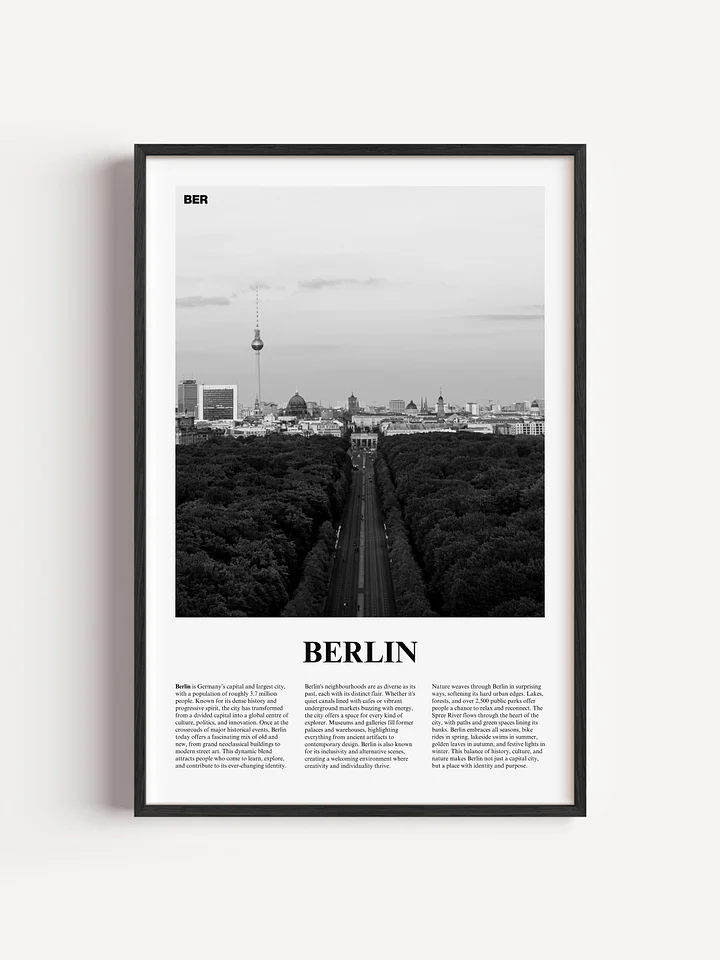 Berlin 03 Newspaper Poster product image (1)