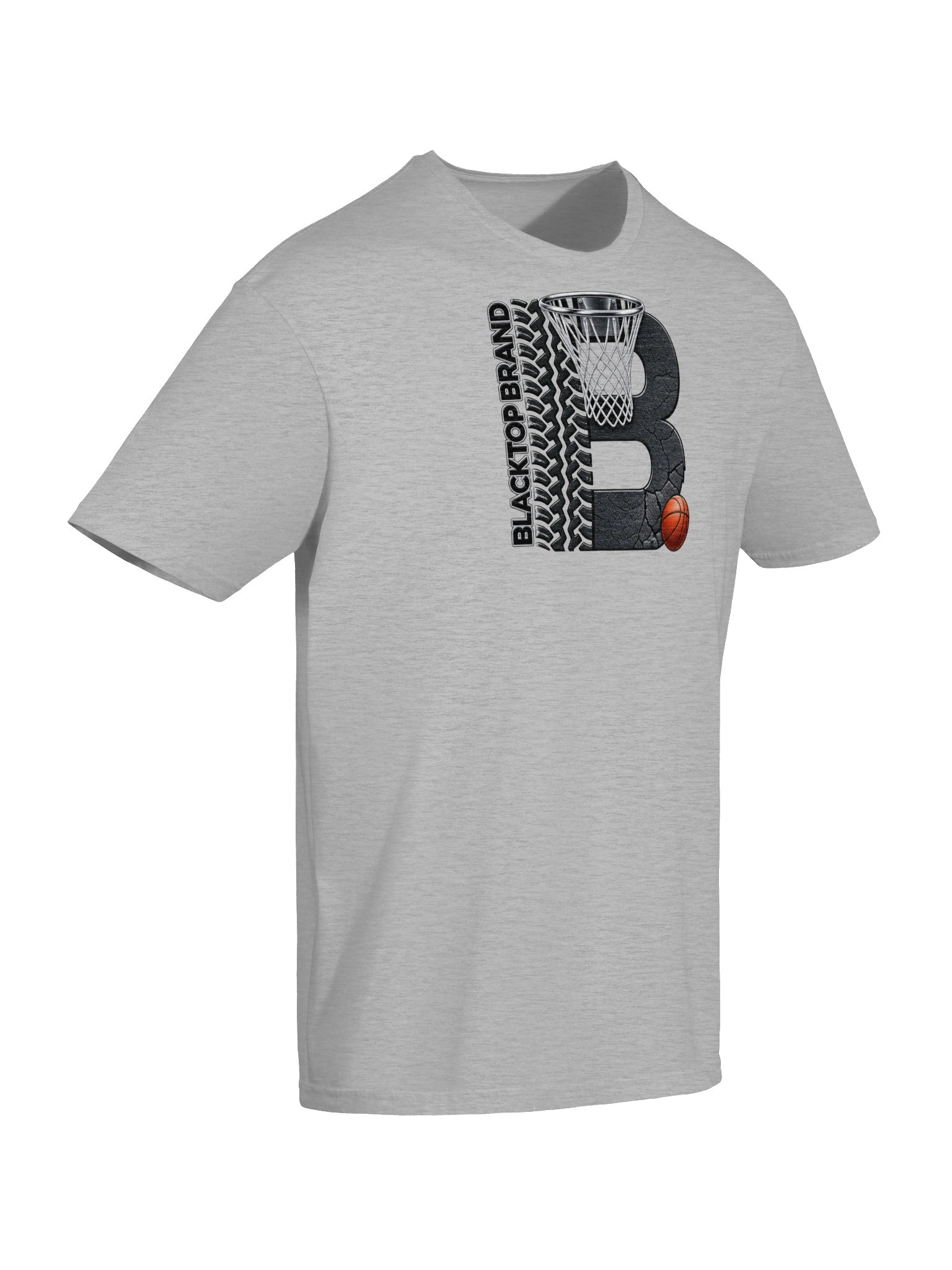 Blacktop Brand Basketball Logo Tee product image (6)