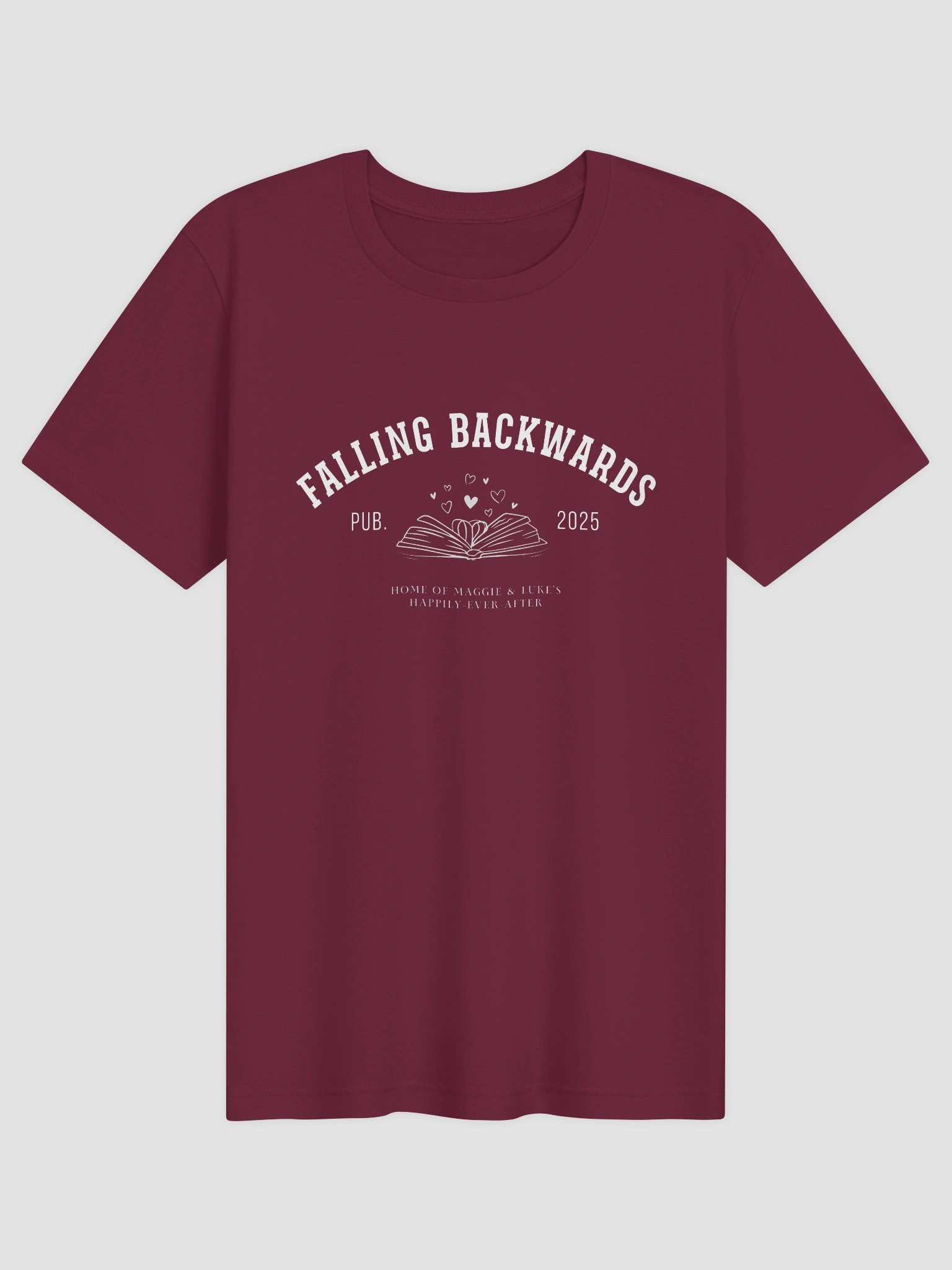 "Falling Backwards" Supersoft Tee (Title Design) product image (1)