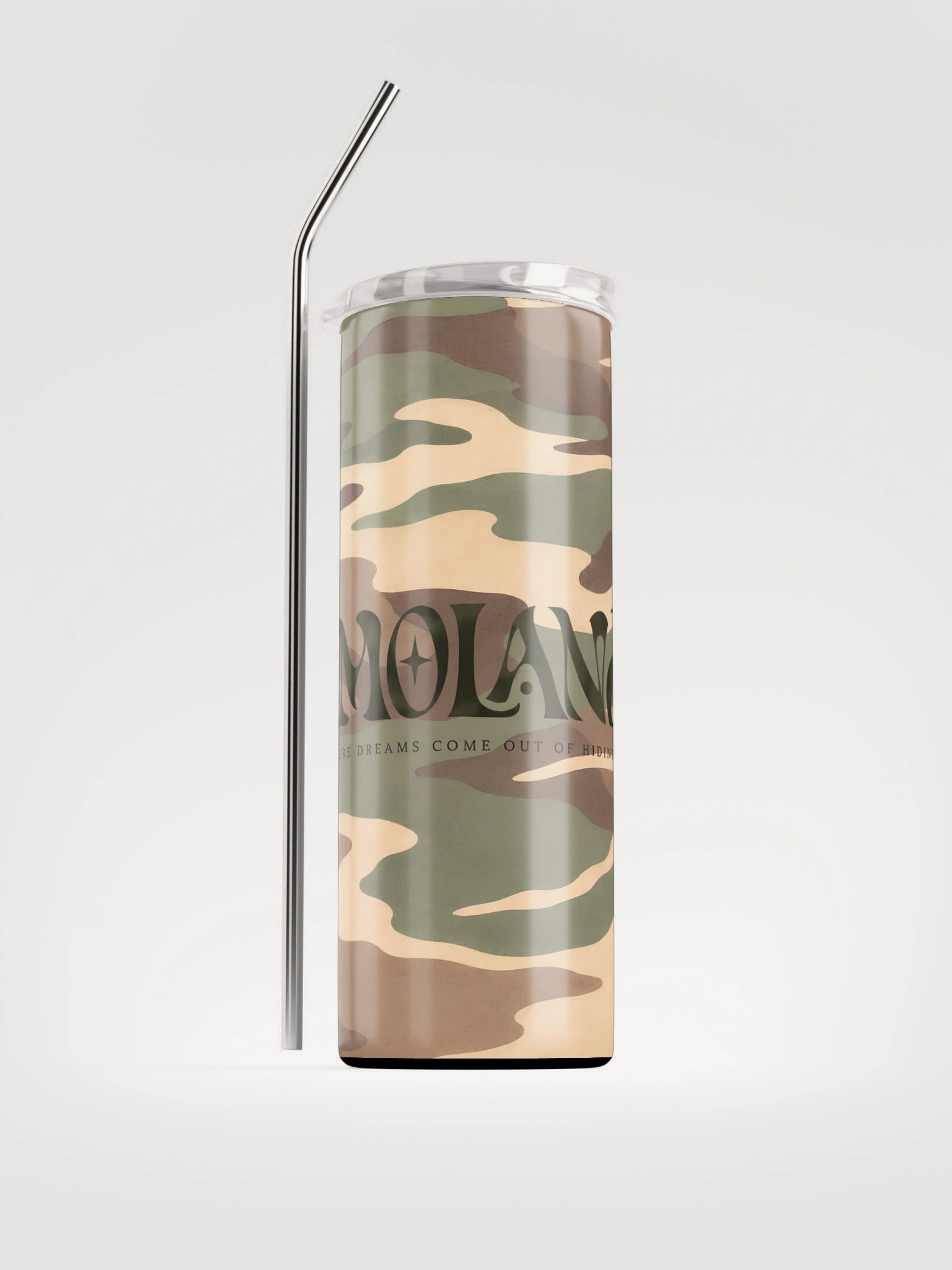 Untamed Terrain — Stainless Steel Tumbler with Straw product image (1)