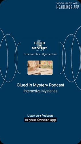 What about you? Have you tried any of the very popular interactive mysteries out there? Add your favorites to the comments.
#...