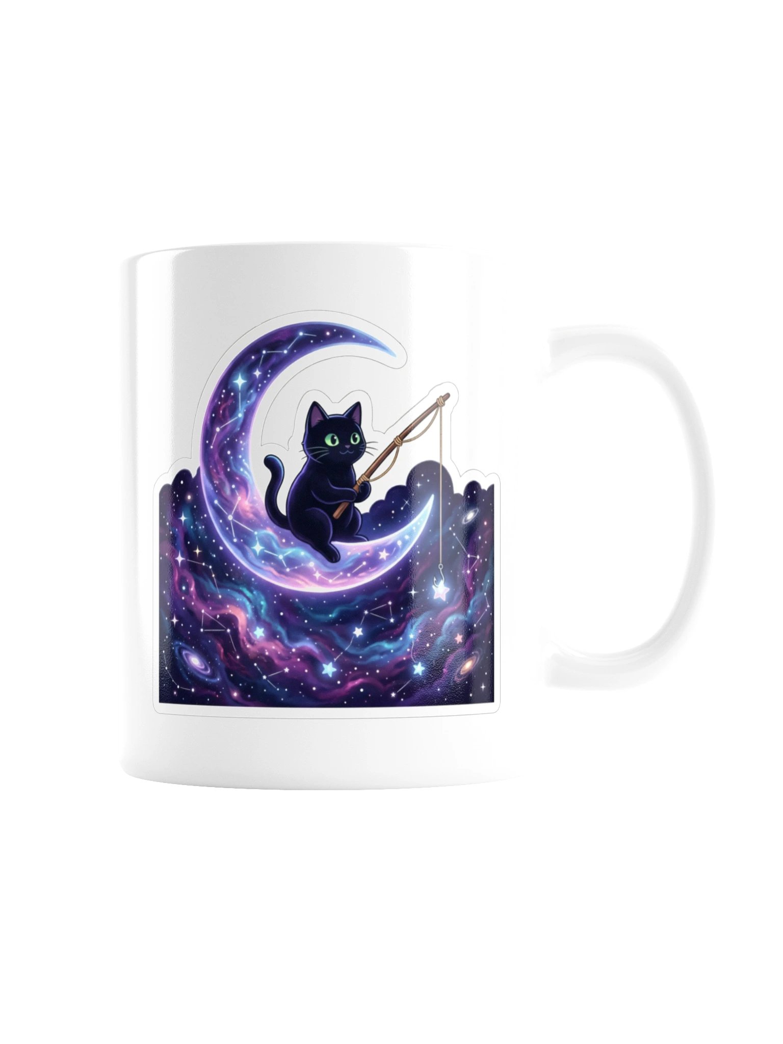 Moon Fishing Cat Mug product image (3)