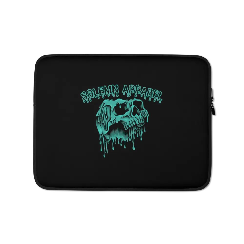 Melting Skull Laptop Sleeve product image (1)