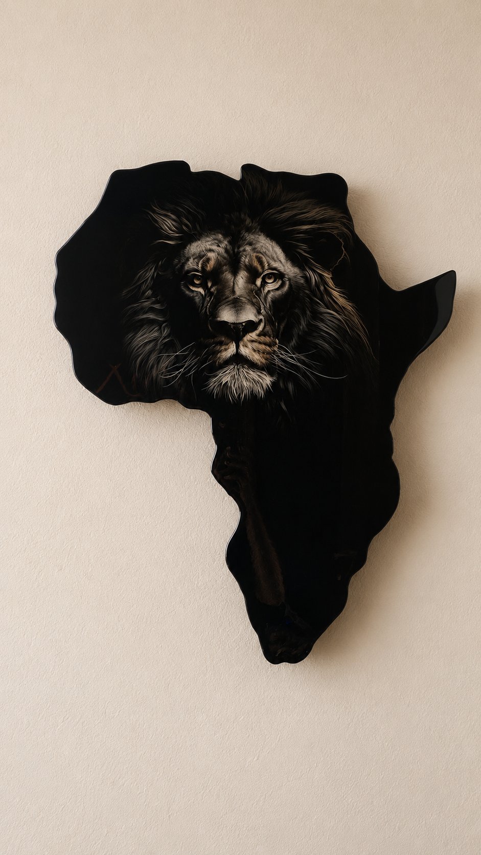 Majestic Africa Illuminating Wall Art | Lion Edition product image (1)
