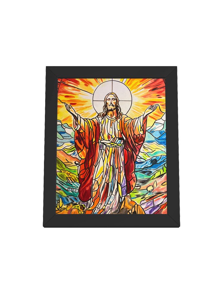 Good Shepherd by Warren Willowdale (Framed High-Quality Matte Fine Art Print) product image (1)