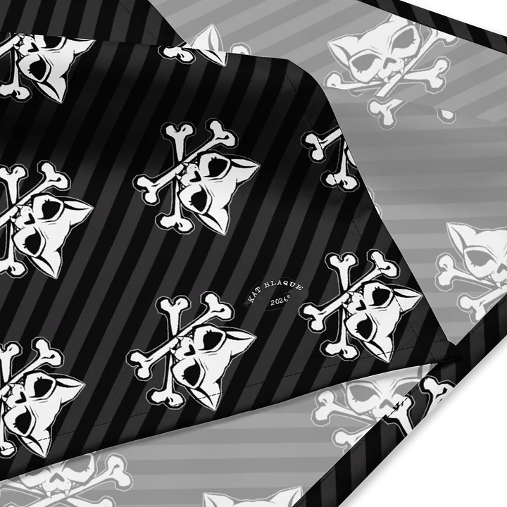 Blaque Stripped Kat Skull Bandana product image (2)