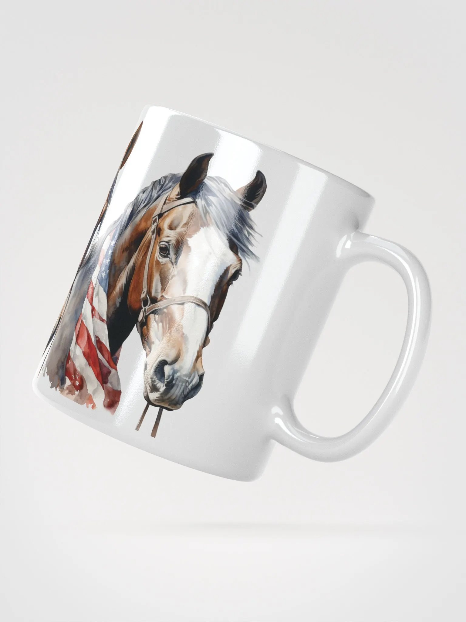Patriotic American Horses Mug product image (3)