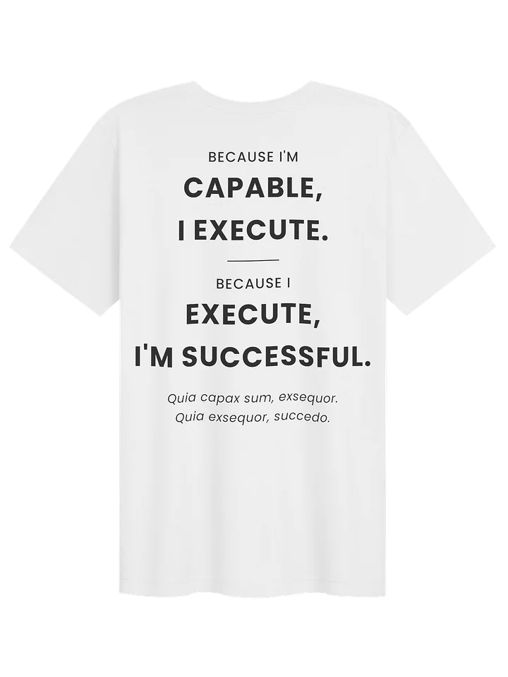 White-Capable. Execute. Succeed. — Creed Performance Tee product image (2)