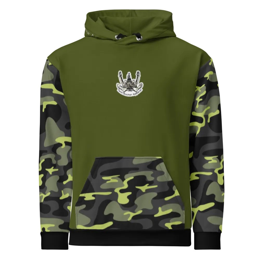 PNW T - Mt. Rainer & Tug Hudson (Camouflage & Green) – Performance Marine Wear | Twin Anchor Apparel North Current Line product image (8)