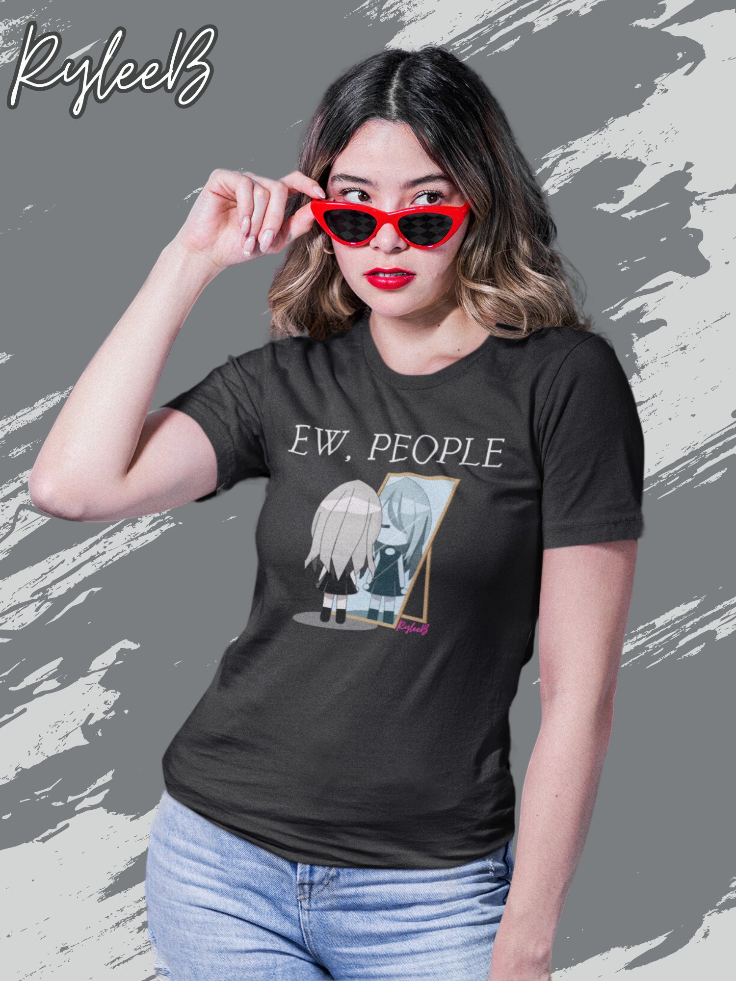 Funny Introvert t-shirt - Ew People by RyleeB product image (2)