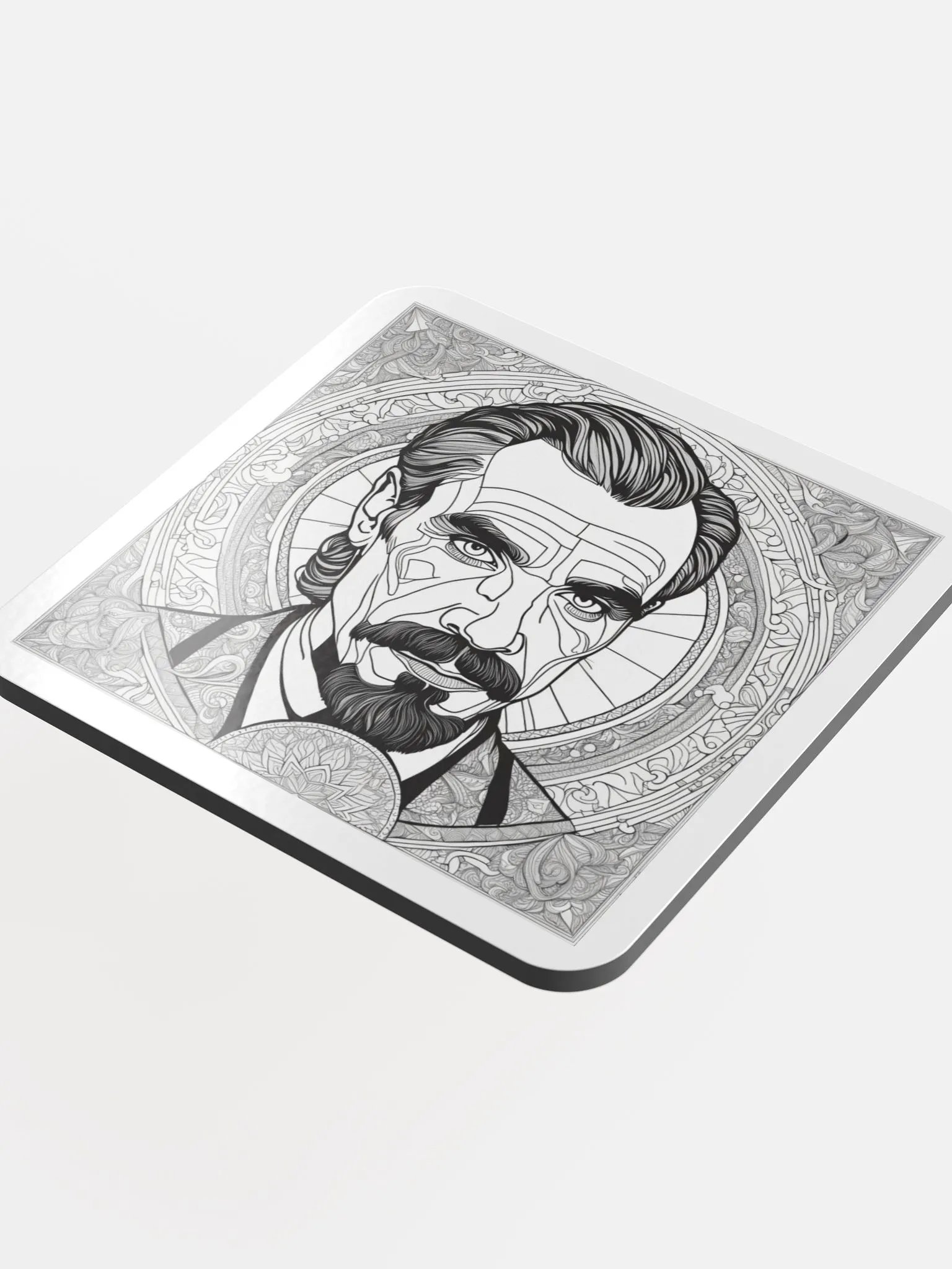 Intricate Line Art Coaster Set product image (4)