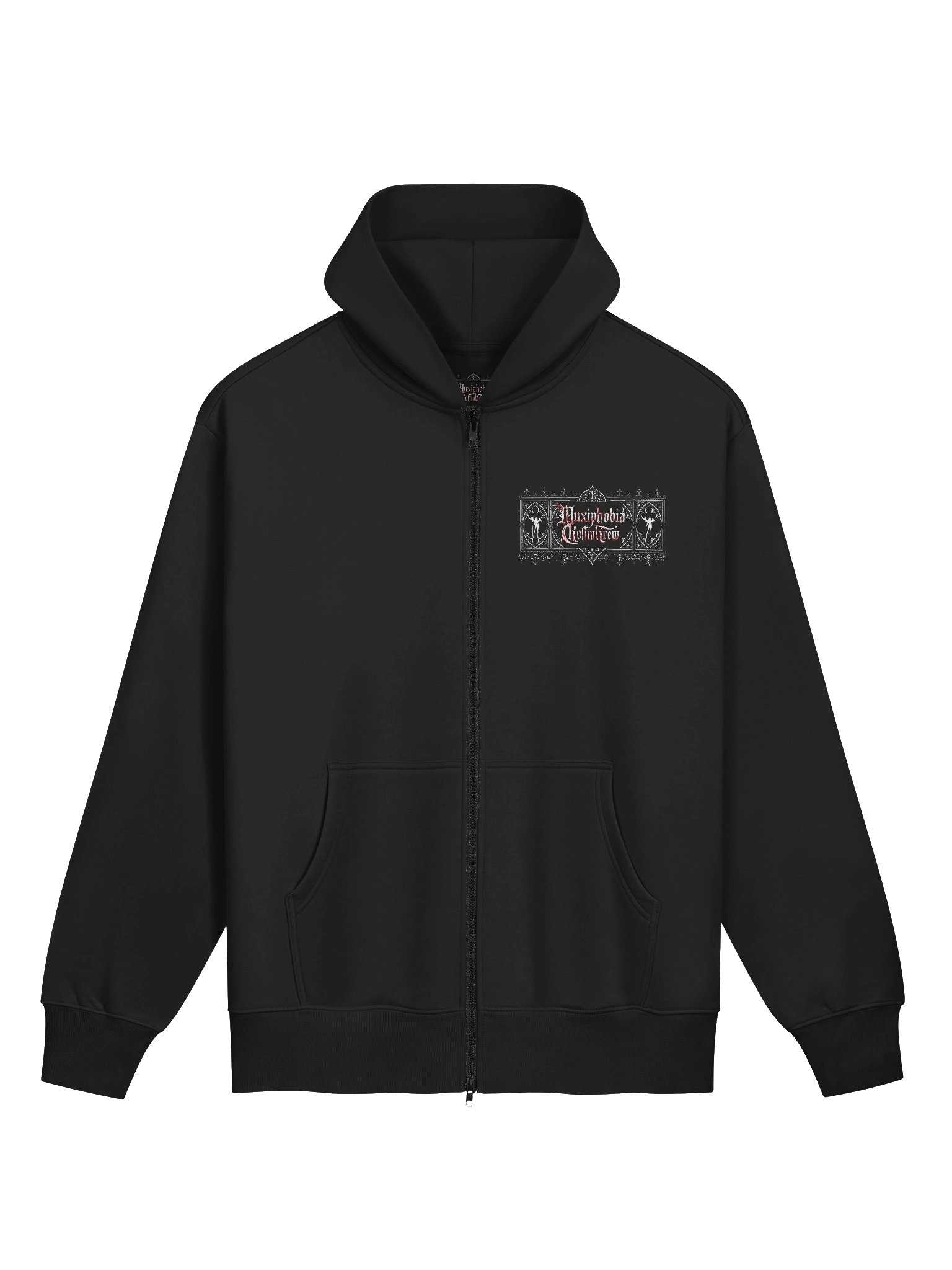 MuxiPhobia Heavy Zip-Up Hoodie product image (1)