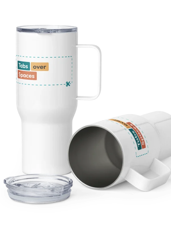Tabs over spaces - Travel Mug product image (1)