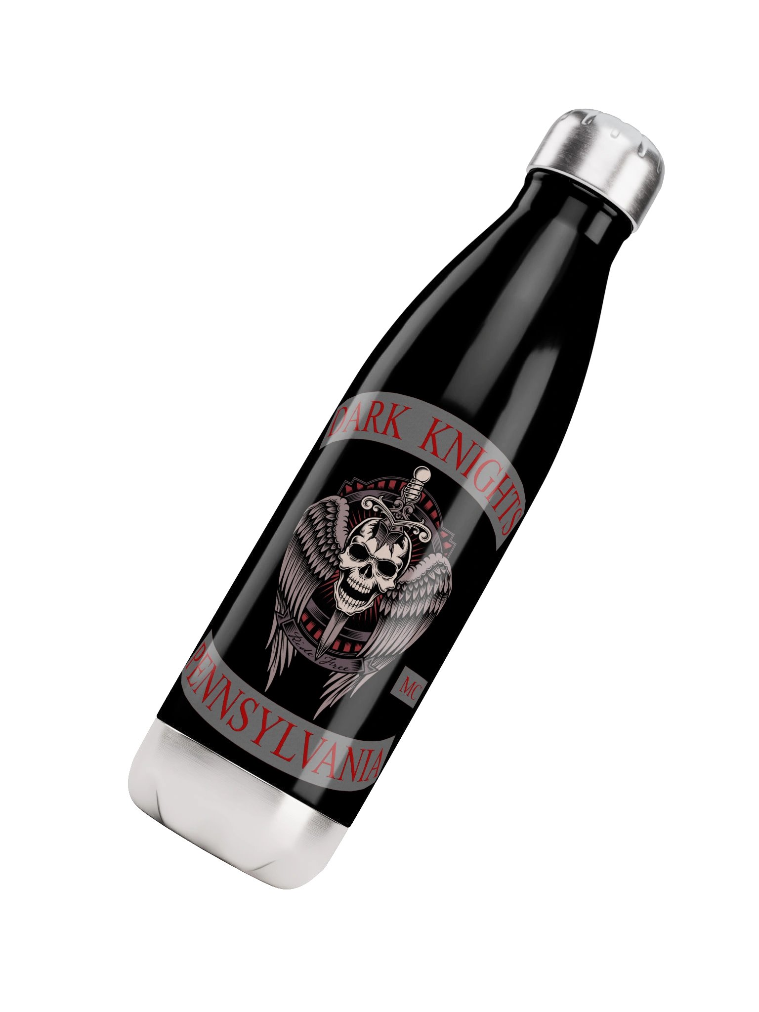 Dark Knights MC Stainless Steel Water Bottle product image (7)