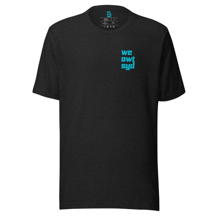 WeOwtsyd Premium T-Shirt - Chest Logo - Black Teal product image (1)