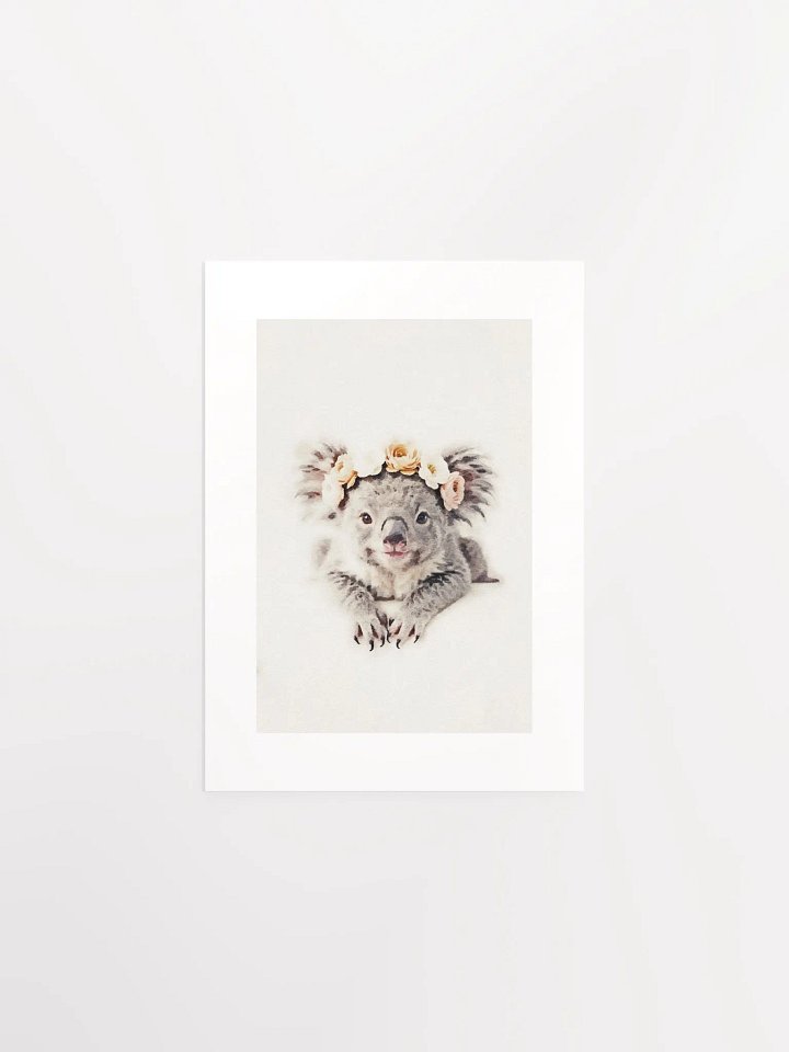 Serene Koala Passepartout Print product image (7)