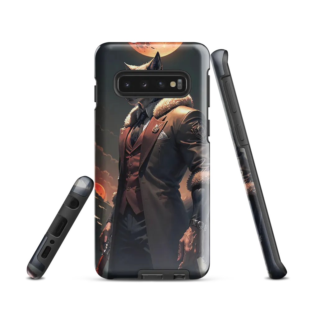 Alpha Wolf Samsung Tough Case - Suave Beast Design product image (1)
