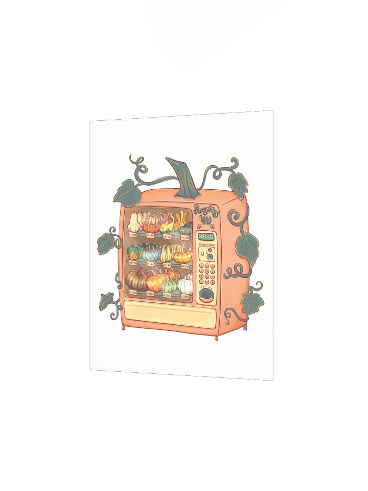 Pumpkin Vending Machine - Print product image (4)