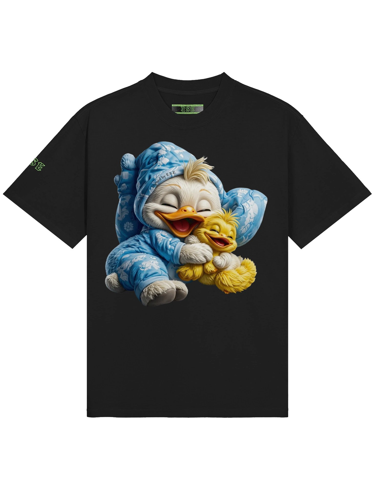 Sleeping mother duck with child in pajama design product image (2)
