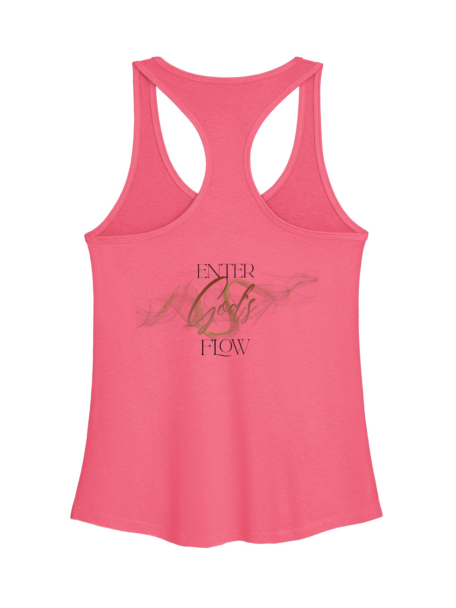FLOW Gold Wavy Racerback Tank product image (10)