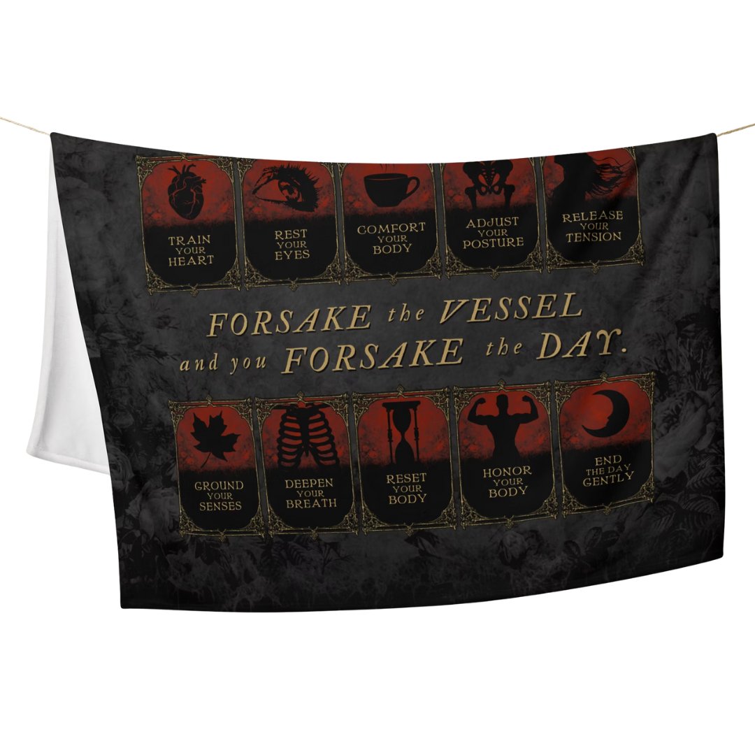 How to Sustain the Mortal Vessel Daily Quest Throw Blanket (50x60) product image (1)