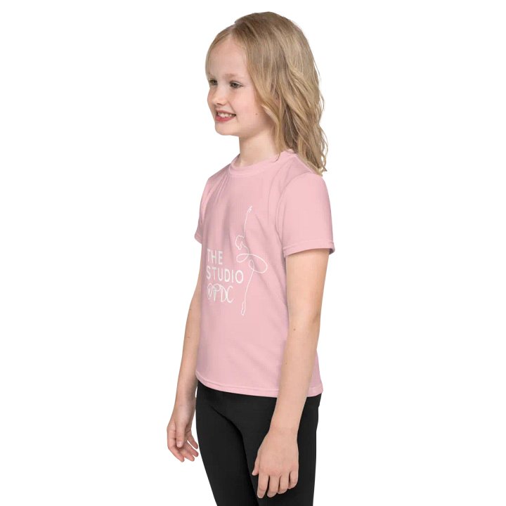 Kids T-Shirt | Light Pink with White Logo product image (2)