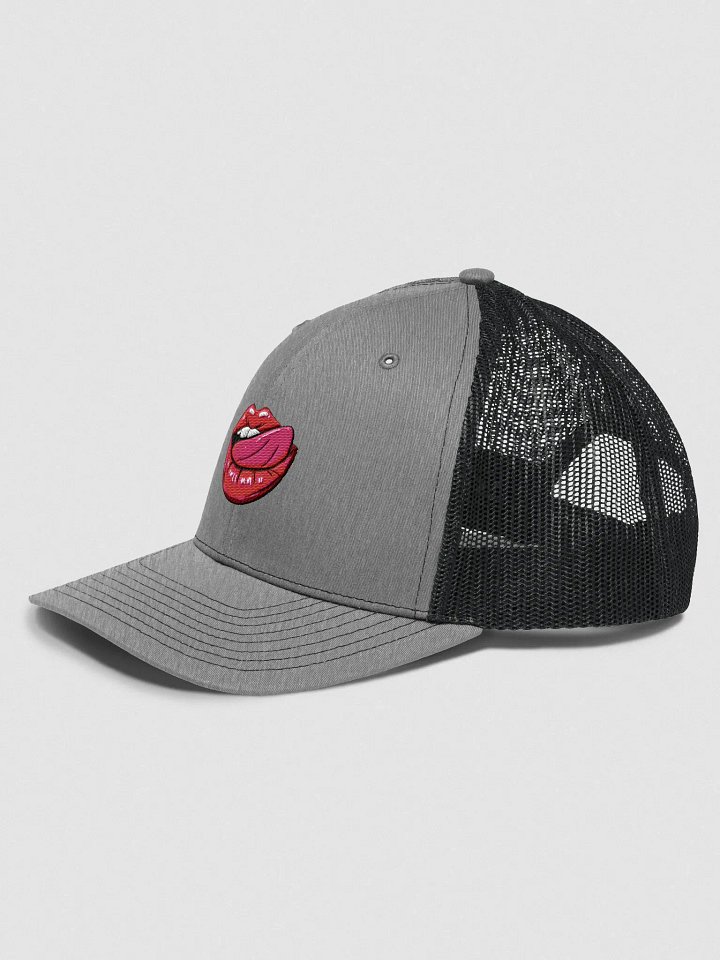 Lip Embroidered Trucker Hat product image (18)