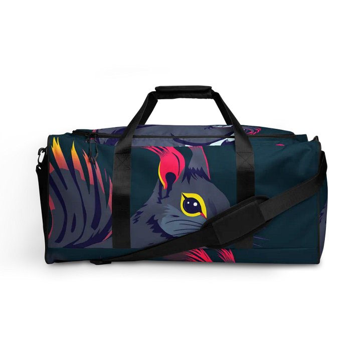 Vibrant Squirrel All-Over Print Duffle Bag product image (1)