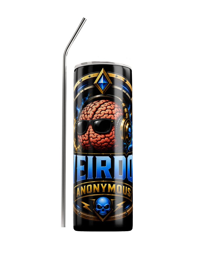 Beard__Oh Weirdos Anonymous Stainless Steel Tumbler product image (1)