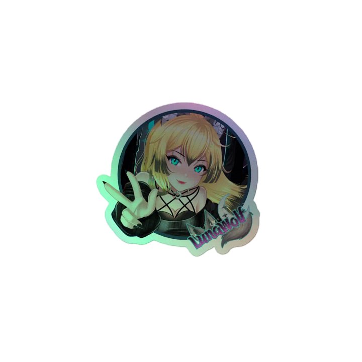 LunaWolf Holographic Anime Sticker Set product image (2)