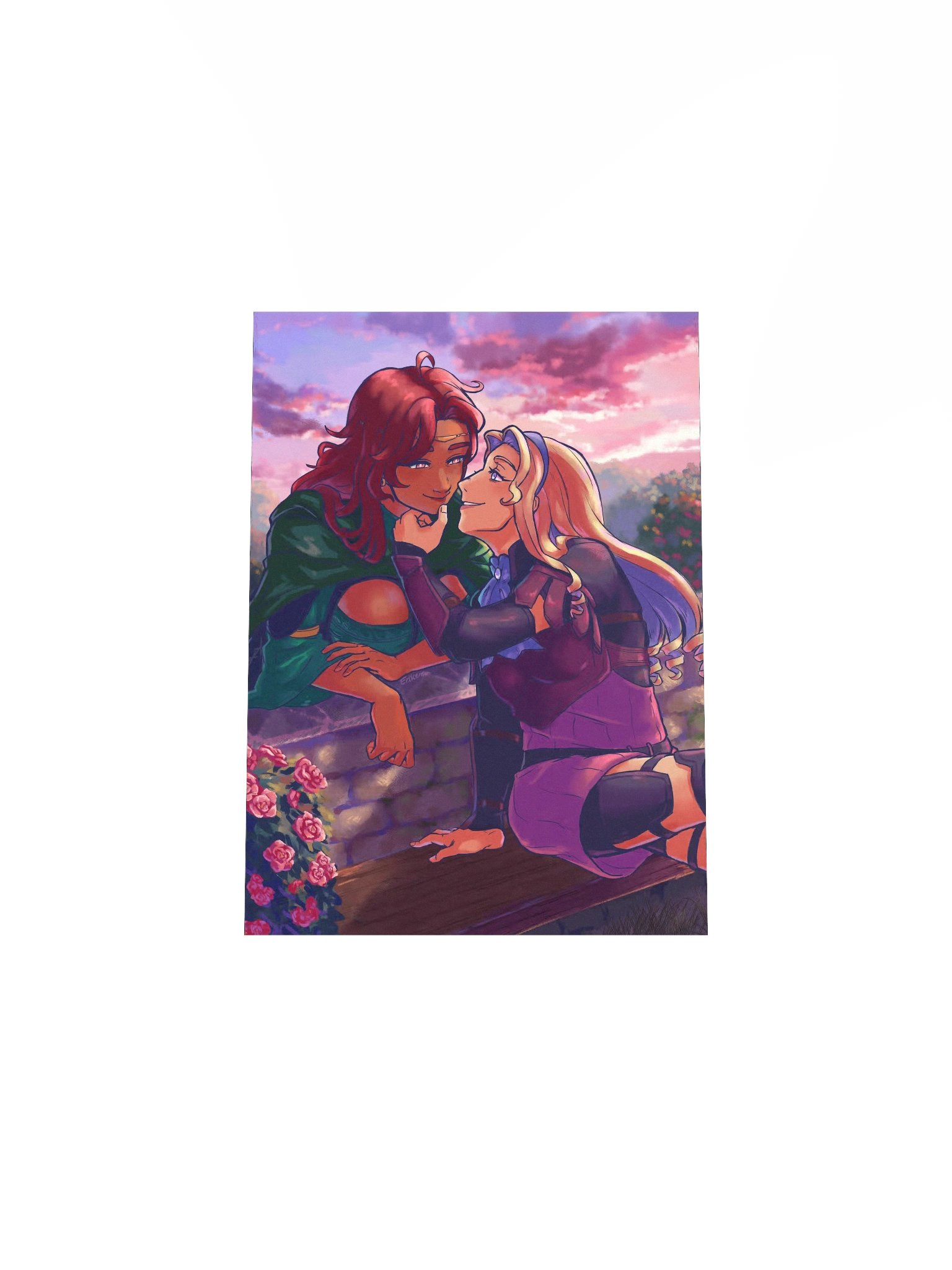 Fire Emblem Hapi & Constance Print product image (8)