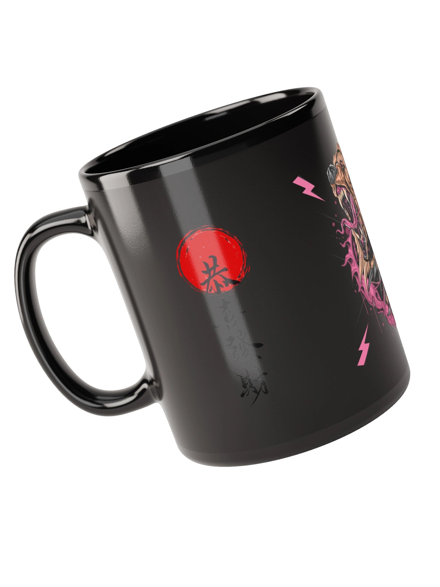 Roaring Bear Black Glossy Mug product image (6)
