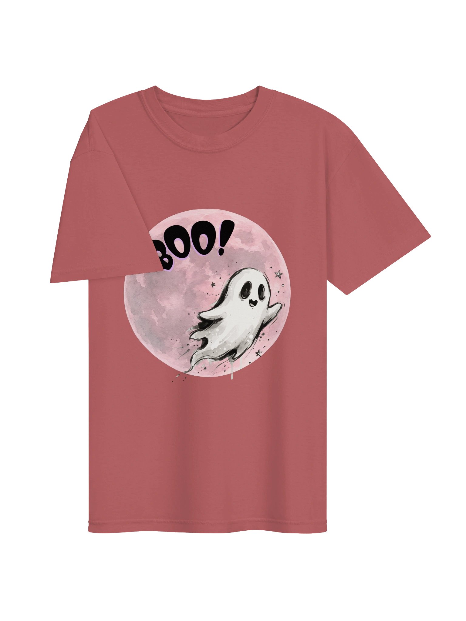 BOO! Cute Ghost Halloween Tee product image (44)