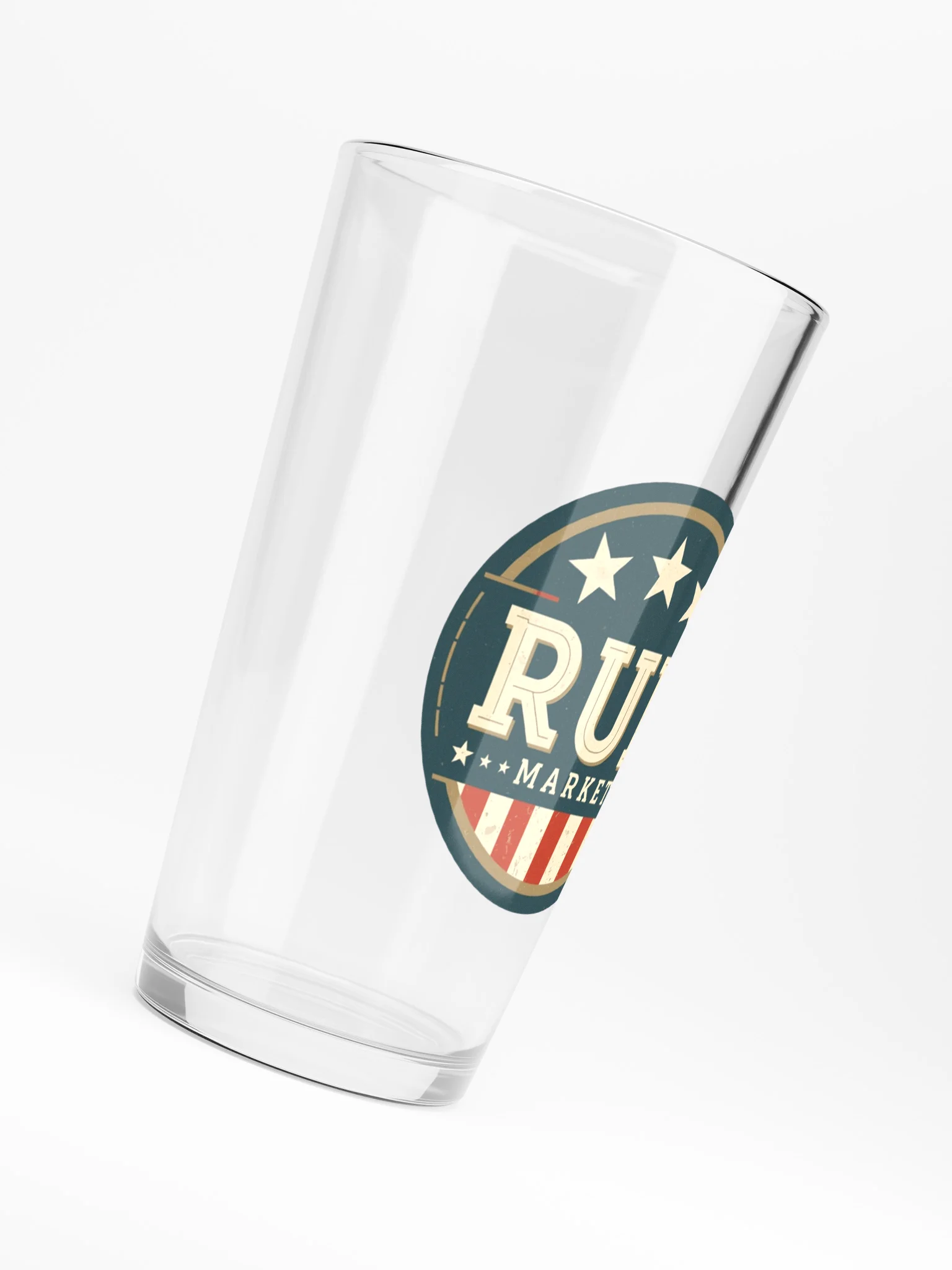 Rue Market Vintage Logo Shaker Pint Glass product image (6)